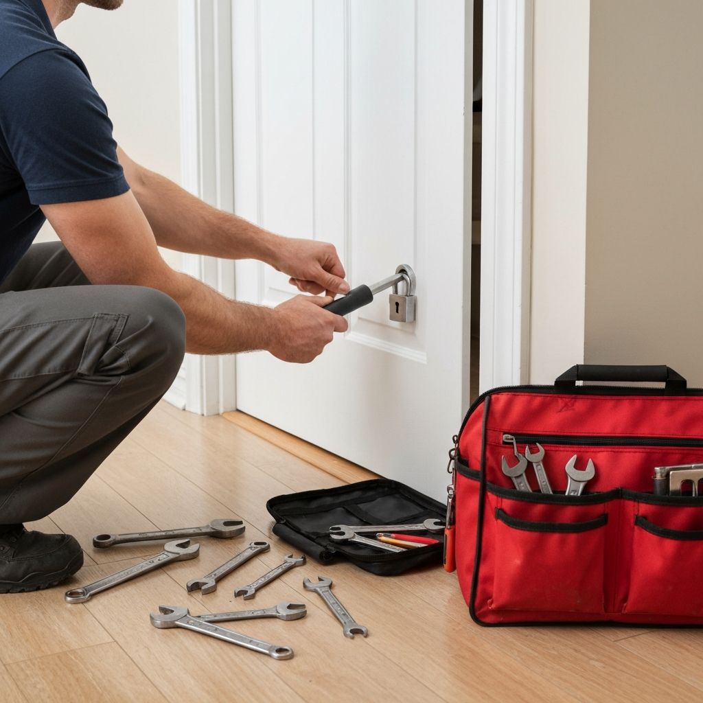 Residential door lock service